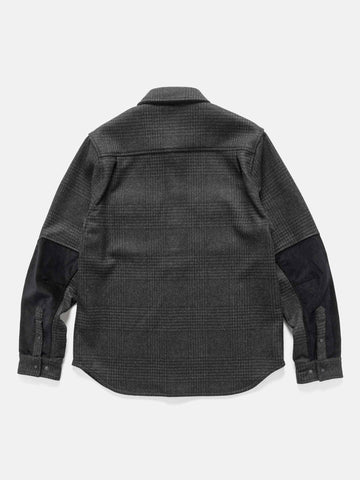 HAVEN Crescent Shirt - Loro Piana Zelander® Merino Charcoal Plaid, Shirts