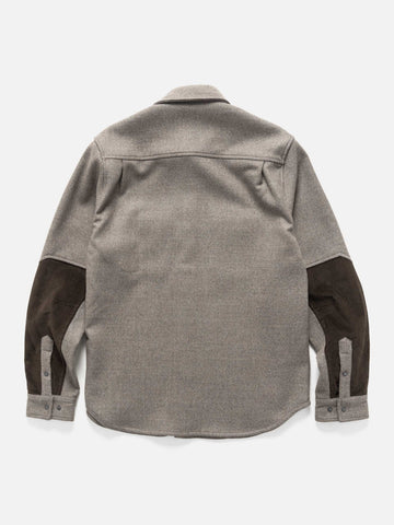 HAVEN Crescent Shirt - Loro Piana Zelander® Merino Wool Taupe, Shirts