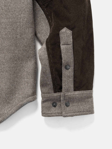 HAVEN Crescent Shirt - Loro Piana Zelander® Merino Wool Taupe, Shirts