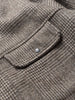 HAVEN Crescent Shirt - Loro Piana Zelander® Merino Taupe Plaid, Shirts