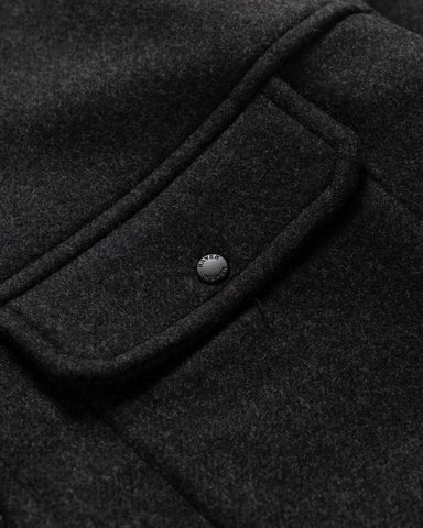 HAVEN Crescent Shirt - Loro Piana Zelander® Merino Wool Charcoal, Shirts