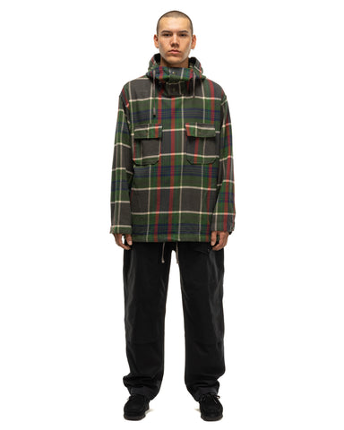 Engineered Garments Cagoule Shirt Cotton Heavy Twill Plaid Olive, Shirts