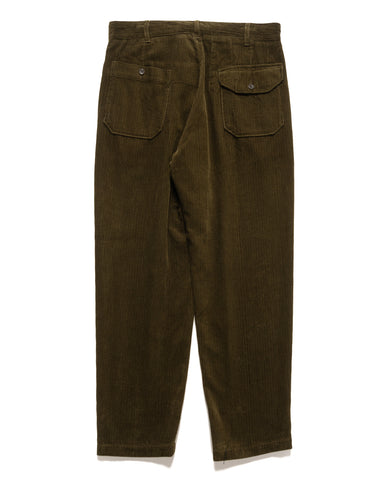 Engineered Garments Carlyle Pant Cotton 8W Corduroy Olive, Bottoms