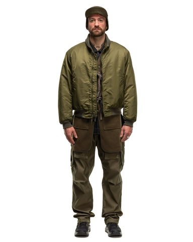 Engineered Garments FA Pant CP Weather Poplin Olive, Bottoms