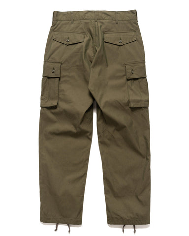 Engineered Garments FA Pant CP Weather Poplin Olive, Bottoms