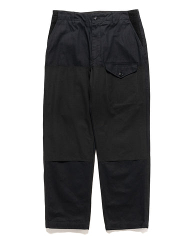 Engineered Garments Field Pant Cotton Herringbone Twill Black, Bottoms