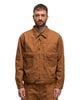 Engineered Garments Trucker Jacket 12oz Duck Canvas Brown, Outerwear