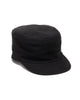 HAVEN Engineer Cap - Washed Cotton Canvas Black, Headwear