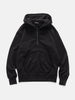 HAVEN Excel 1/4 Zip Hoodie - Urake Cotton Terry Black, Hoodies