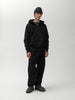 HAVEN Excel 1/4 Zip Hoodie - Urake Cotton Terry Black, Hoodies