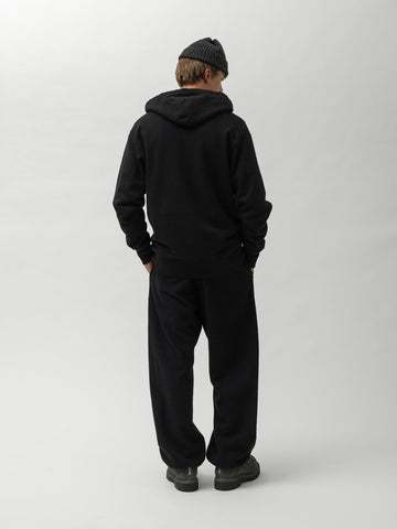 HAVEN Excel 1/4 Zip Hoodie - Urake Cotton Terry Black, Hoodies