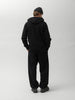 HAVEN Excel 1/4 Zip Hoodie - Urake Cotton Terry Black, Hoodies