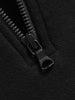 HAVEN Excel 1/4 Zip Hoodie - Urake Cotton Terry Black, Hoodies