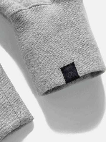 HAVEN Excel 1/4 Zip Hoodie - Urake Cotton Terry Heather Grey, Hoodies