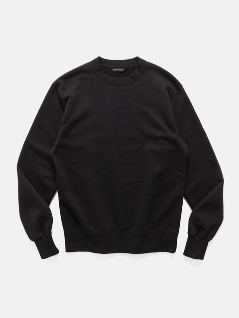 HAVEN Excel Crewneck - Azuma Urake Cotton French Terry Black, Sweatshirts