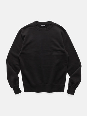 HAVEN Excel Crewneck - Azuma Urake Cotton French Terry Black, Sweatshirts