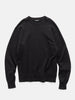 HAVEN Excel Crewneck - Urake Cotton Terry Black, Sweatshirts