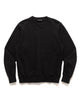 HAVEN Excel Crewneck - Azuma Urake Cotton French Terry Black, Sweaters