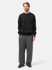 HAVEN Excel Crewneck - Azuma Urake Cotton French Terry Black, Sweatshirts