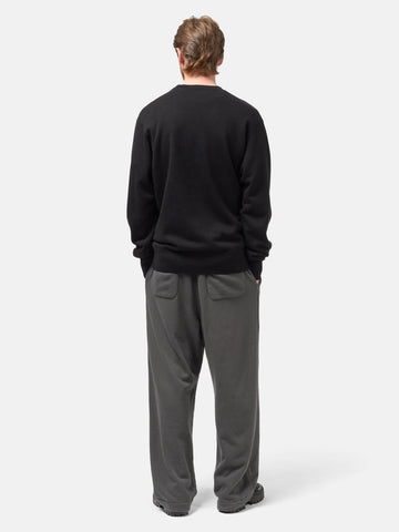 HAVEN Excel Crewneck - Azuma Urake Cotton French Terry Black, Sweatshirts