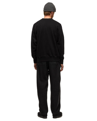 HAVEN Excel Crewneck - Azuma Urake Cotton French Terry Black, Sweaters