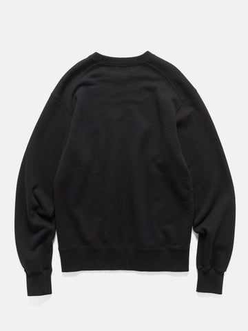 HAVEN Excel Crewneck - Urake Cotton Terry Black, Sweatshirts