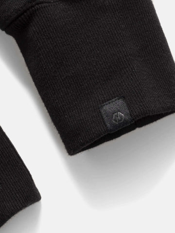 HAVEN Excel Crewneck - Urake Cotton Terry Black, Sweatshirts