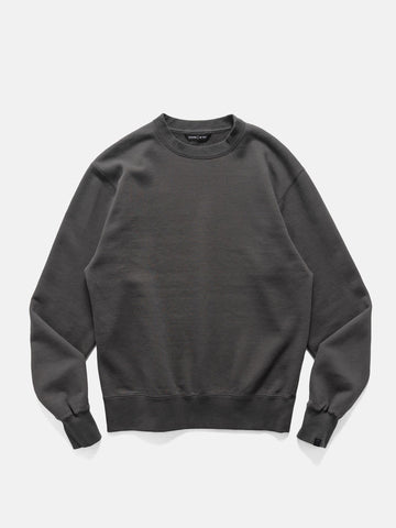 HAVEN Excel Crewneck - Azuma Urake Cotton French Terry Graphite, Sweatshirts