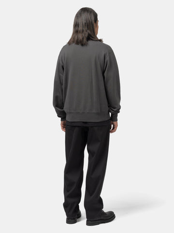 HAVEN Excel Crewneck - Azuma Urake Cotton French Terry Graphite, Sweatshirts