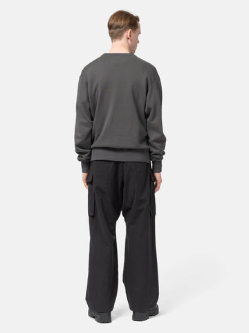 HAVEN Excel Crewneck - Urake Cotton Terry Graphite, Sweatshirts
