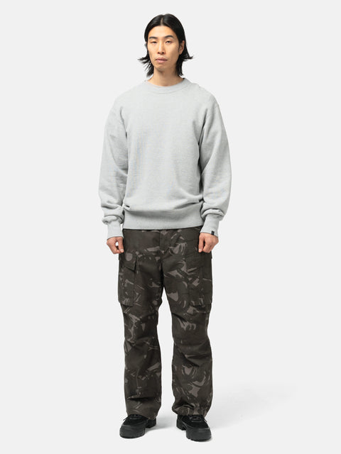 HAVEN Excel Crewneck - Urake Cotton Terry Heather Grey, Sweatshirts