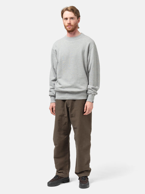 HAVEN Excel Crewneck - Azuma Urake Cotton French Terry Heather Grey, Sweatshirts