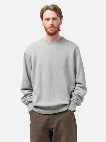 HAVEN Excel Crewneck - Azuma Urake Cotton French Terry Heather Grey, Sweatshirts