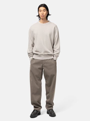 HAVEN Excel Crewneck - Urake Cotton Terry Stone, Sweatshirts