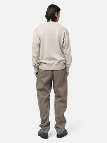 HAVEN Excel Crewneck - Urake Cotton Terry Stone, Sweatshirts