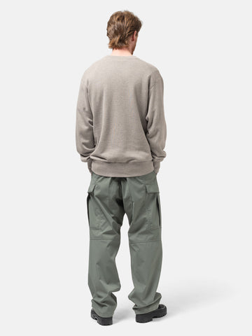 HAVEN Excel Crewneck - Azuma Urake Cotton French Terry Stone, Sweatshirts
