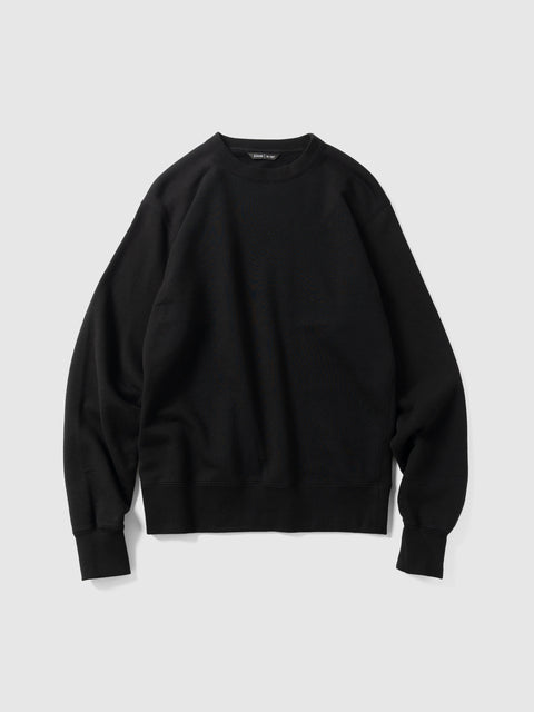 HAVEN Excel Crewneck - Urake Cotton Terry Black, Sweatshirts