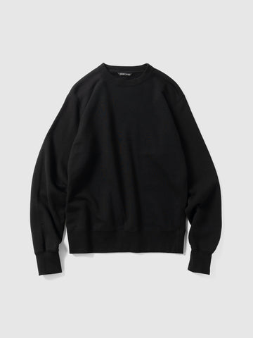 HAVEN Excel Crewneck - Urake Cotton Terry Black, Sweatshirts