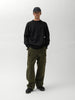 HAVEN Excel Crewneck - Urake Cotton Terry Black, Sweatshirts