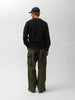 HAVEN Excel Crewneck - Urake Cotton Terry Black, Sweatshirts