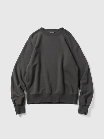 HAVEN Excel Crewneck - Urake Cotton Terry Graphite, Sweatshirts