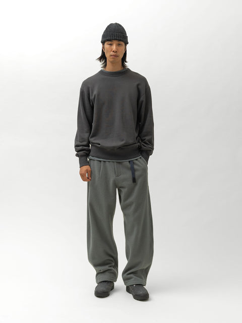 HAVEN Excel Crewneck - Urake Cotton Terry Graphite, Sweatshirts