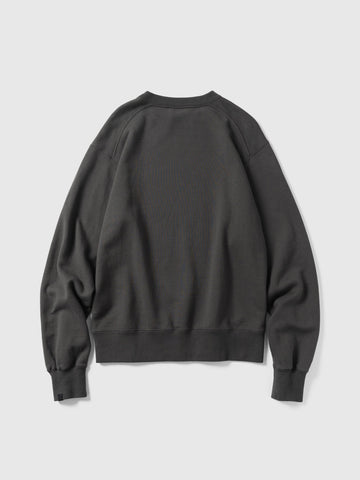 HAVEN Excel Crewneck - Urake Cotton Terry Graphite, Sweatshirts