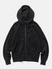 HAVEN Excel Full Zip Hoodie - Azume Urake Cotton French Terry Black, Hoodies