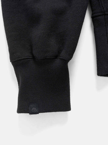 HAVEN Excel Full Zip Hoodie - Azume Urake Cotton French Terry Black, Hoodies