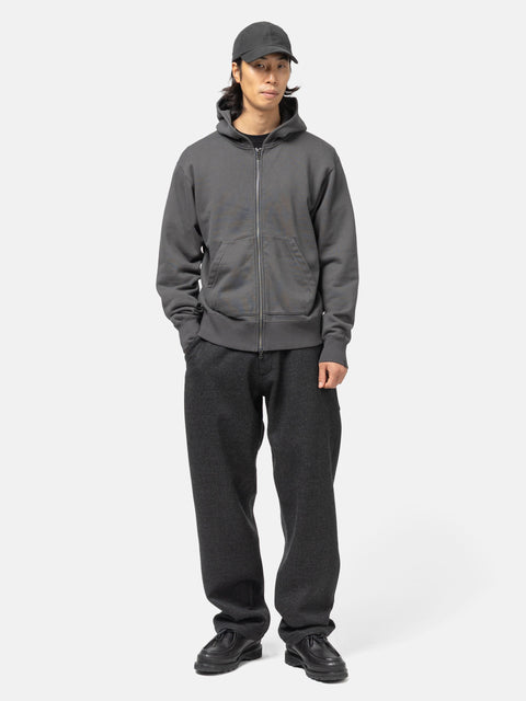 HAVEN Excel Full Zip Hoodie - Azume Urake Cotton French Terry Graphite, Hoodies