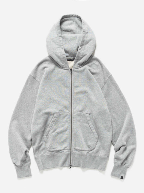 HAVEN Excel Full Zip Hoodie - Azume Urake Cotton French Terry Heather Grey, Hoodies