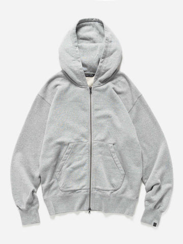 HAVEN Excel Full Zip Hoodie - Azume Urake Cotton French Terry Heather Grey, Hoodies
