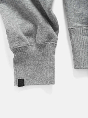 HAVEN Excel Full Zip Hoodie - Azume Urake Cotton French Terry Heather Grey, Hoodies