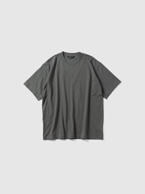 HAVEN Excel Relaxed Fit T-Shirt S/S - Siro Cotton Jersey Charcoal, T-Shirts